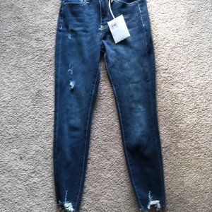 Kancan high rise distressed jeans size 1